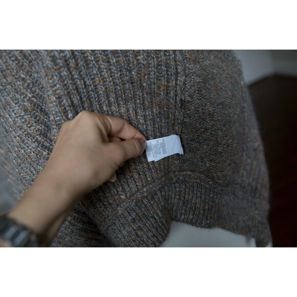 Brunello Cucinelli Women's Cardigan Vest Poncho Monili Sweater Knit size XS - Picture 7 of 9